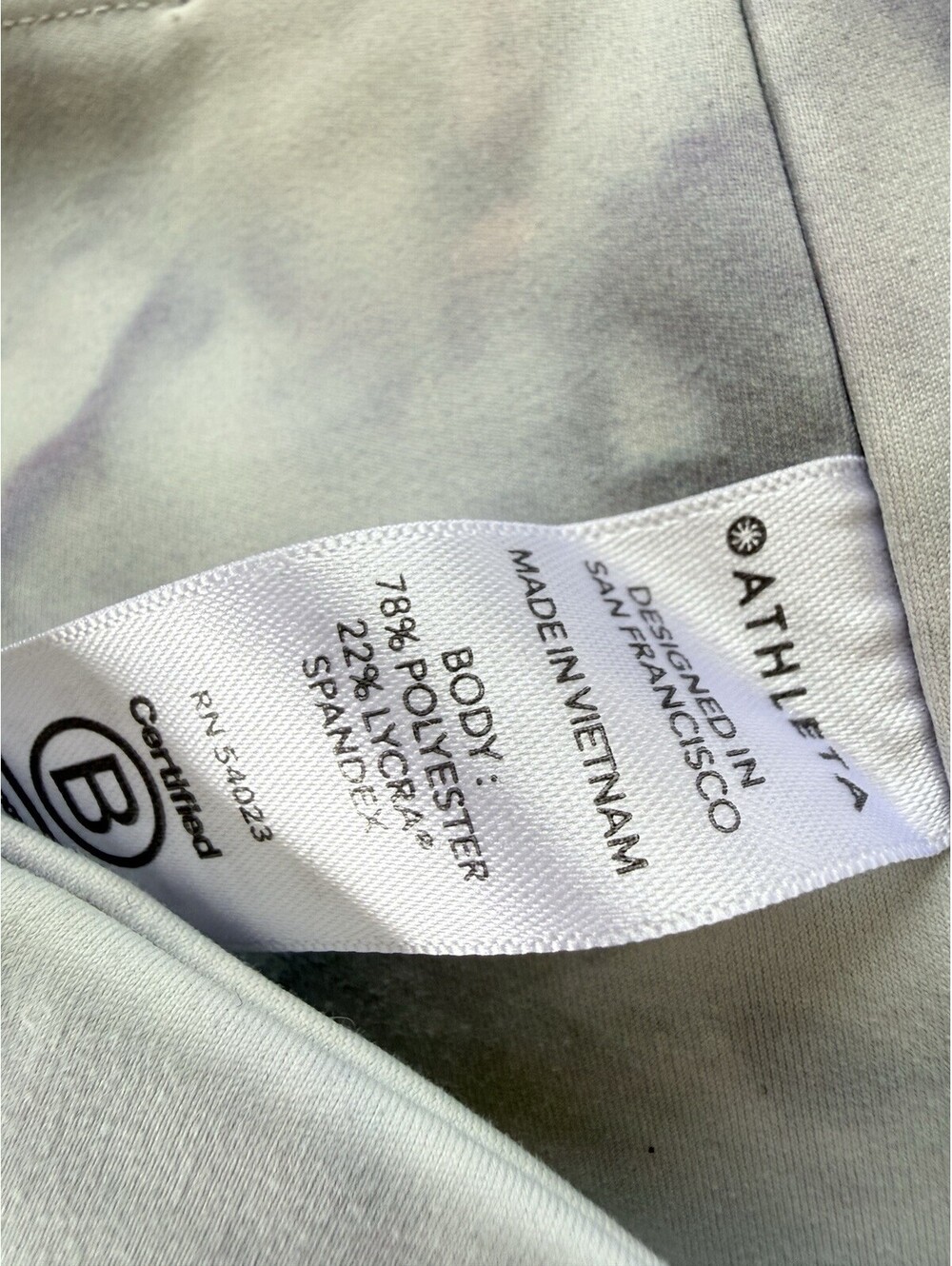 Athleta Leggings Small 7/8 Elation Snow Dye Womens Workout Tight - Picture 4 of 8